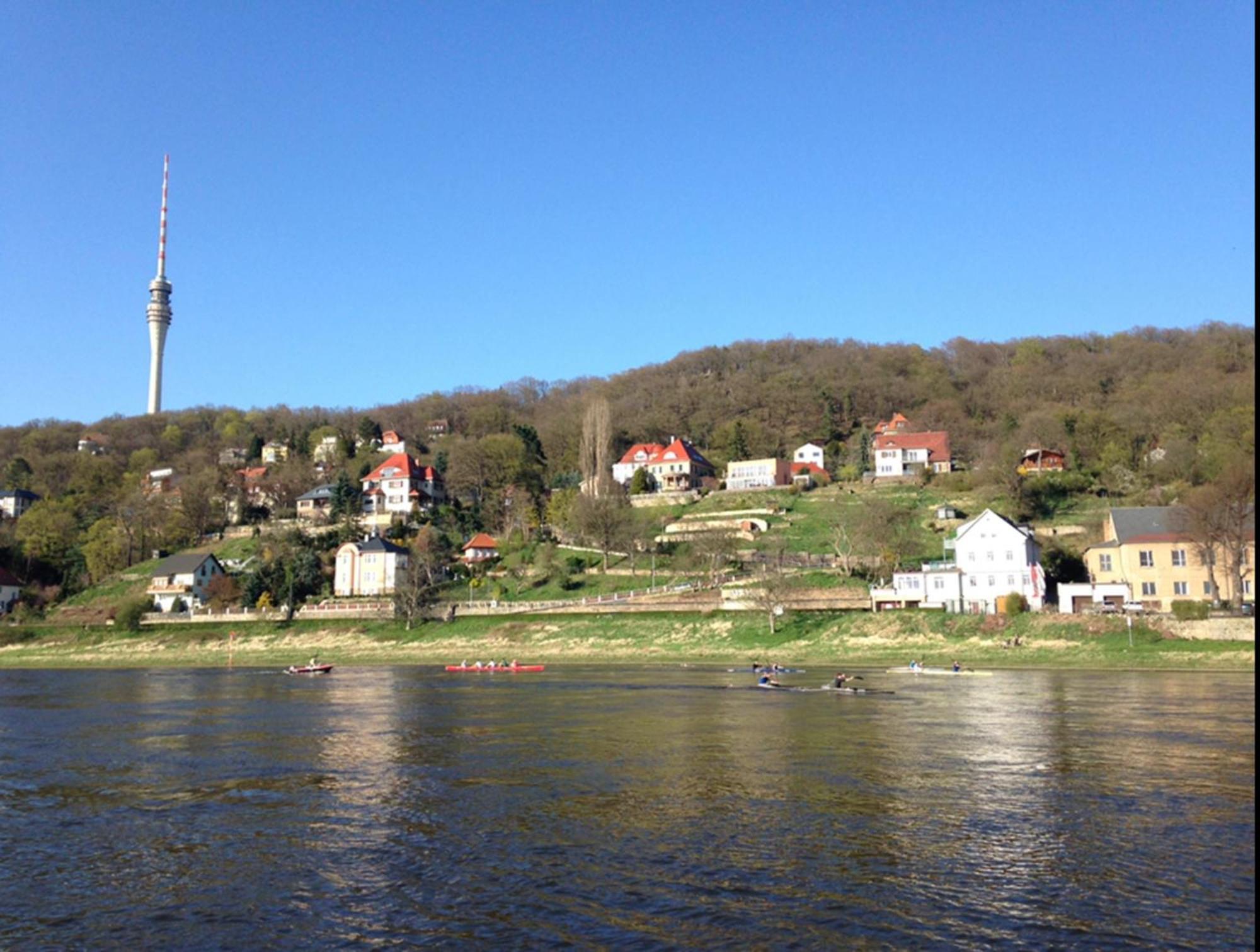 Ferienwohung in Dresden am Elbhang Exterior foto